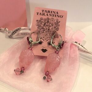 Tarina Tarantino Swarovski Skull Drop Earrings